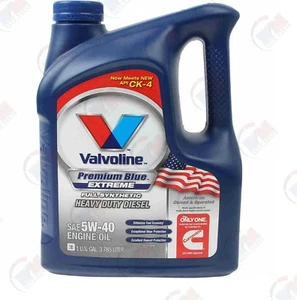 Synthetic Diesel Engine Oil, 5W-40, 1 Gal, 5W-40 VALVOLINE 774038 - Picture 1 of 1
