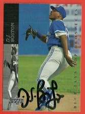 D.J. BOSTON - 1994 Upper Deck #120  Minor League Autographed Card