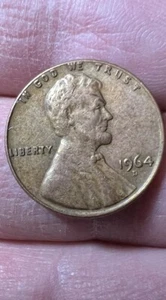 Lincoln penny 1964 D VF Condition. 😀 - Picture 1 of 2