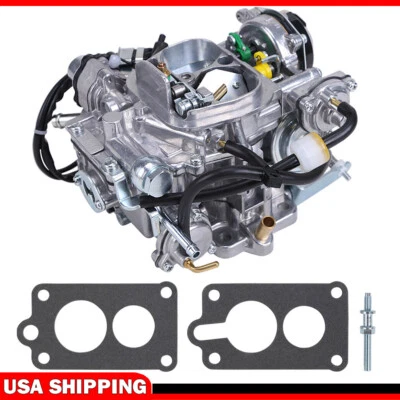 Carburetor For Toyota 2 Barrel Pickup 22R 1981-1987 W/ Round Plug 2.4L T0Y505 US Foto 1 de 4