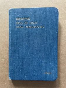 Vintage 1942 REFLECTED RAYS of LIGHT upon FREEMASONRY Pocket Book Garey - Bild 1 von 9