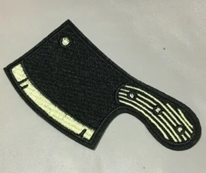 Parche Termoadhesivo | Hacha cuchillo | Bordado | 105x50 mm | Patch - Imagen 1 de 1