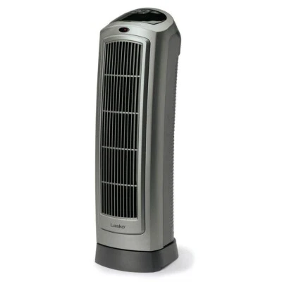 Lasko 1500W Portable Oscillating Ceramic Space Heater Tower with Digital Display - Image 1 of 4