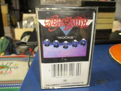 1976 AEROSMITH Rocks Cassette Tape Columbia PCT 34165  - Image 1 of 3