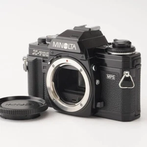MINOLTA X-700 fotocamera reflex pellicola 35 mm solo corpo nero dal GIAPPONE - Foto 1 di 10