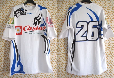 Maillot Rugby Tournefeuille Emile Ntamack porté #26 casino jersey Homme - XXL - Photo 1/4
