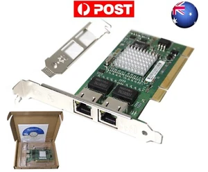 AU INTEL 8492MT 1000 MT Gigabit Dual Port Network Serve Adapter PCI Network Card - Picture 1 of 8