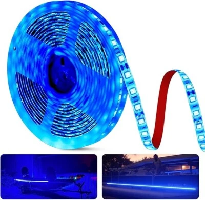 5050 SMD LED STRIP - 60 LED BLUE 25FT IP20 -25FT/7.5M 12V - Image 1 of 4