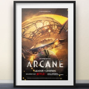 French Arcane Act 2 Poster 11x17" - League Of Legends gaming videogame netflix - Picture 1 of 2