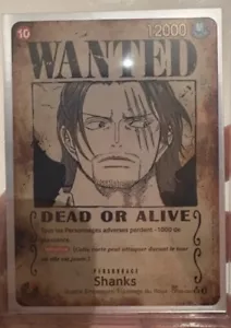 Shanks Op09 Français Wanted One Piece - Imagen 1 de 2