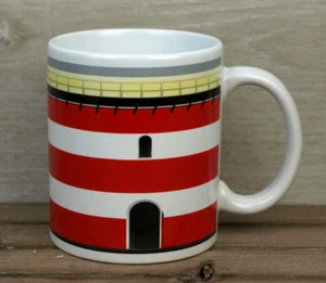 2er Set maritime Keramik Becher Leuchtturm Sprüche 325ml Tasse (1142) - Bild 1 von 3