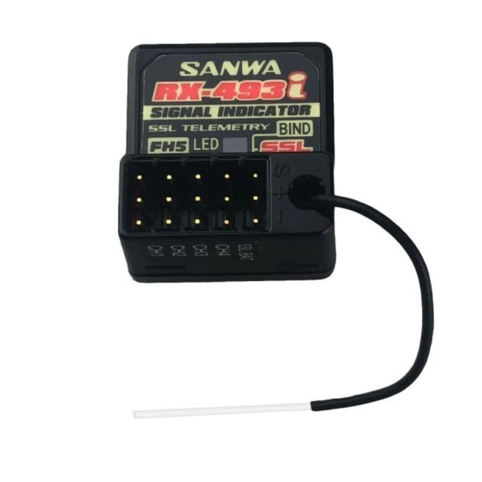 Sanwa RX-493i Empfänger SAN107A41376A M17, MT-5, - Bild 1 von 1