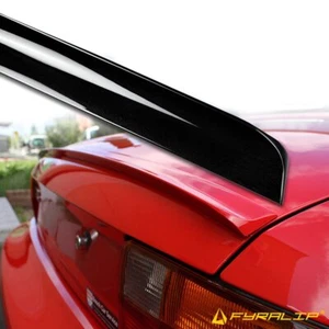 Fyralip Pintado Negro Personalizado Para Volvo 740 Bota Labio Spoiler Sedán 84 91 93 4d - Imagen 1 de 10