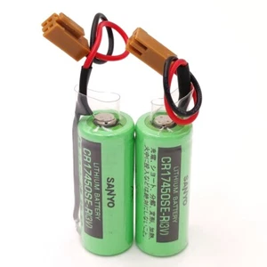 2Pcs New SANYO CR17450SE-R 3V PLC Battery For FANUC A98L-0031-0012 2500mAh - Picture 1 of 5