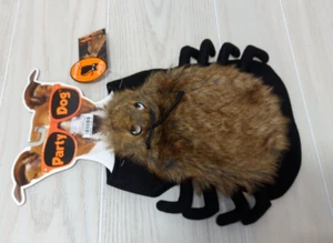 Party Dog XS/S dog or cat costume brown furry spider tarantula xs small - Picture 1 of 11