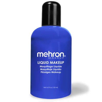 Líquido 4.5oz Maquillaje Rostro Cuerpo Artista Payaso Teatral MUA Parque Temático Feria Mehron Foto 1 de 4