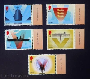 Estampillas de Jersey "Victoria y Liberación - 70º" ribete MNH valor conjunto de 6 como nuevo 2015 - Imagen 1 de 1