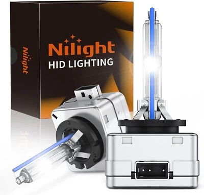 Nilight D3S HID Bulbs D3S Bulb 35W High Low Beam Xenon Headlights 2-Pack - Image 1 of 4