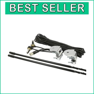 16 Gauge Copper 1000 Watt Dual Mirror Mount CB Antenna Kit - 2 Antennas Included - Picture 1 of 3