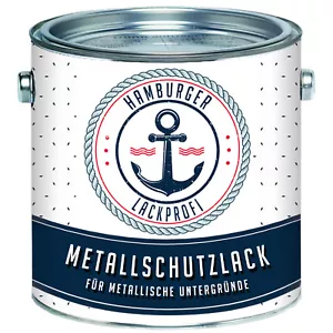 Metallschutzlack MATT Seidengrau RAL 7044 Grau Metallschutzfarbe Decklack HLP - Afbeelding 1 van 5
