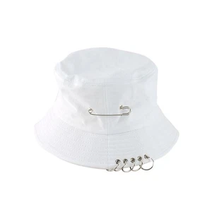 Sonnenblende Damen Herren und Damen Kappe Dekoration Fischerhut mit Piercing - Bild 1 von 4