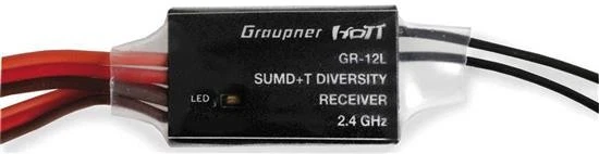 GRAUPNER GR-12L SUMD+T 2 Antennen 2.4 GHz Empfänger / S1051 - Bild 1 von 1