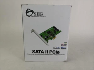 New SIIG SC-SAE012-S2 2-Port PCI Express x1 SATA II Storage Controller - Picture 1 of 6