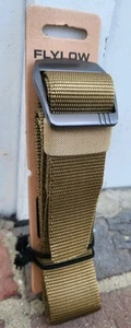 New Flylow SAXTON Belt, Canvas, Rugged, Maize Tan, Size S/M - Picture 1 of 3