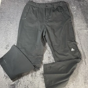 Adidas Pants Mens 2XL Black Climaproof Storm Golf Lightweight Lined Rain Wind - Picture 1 of 14