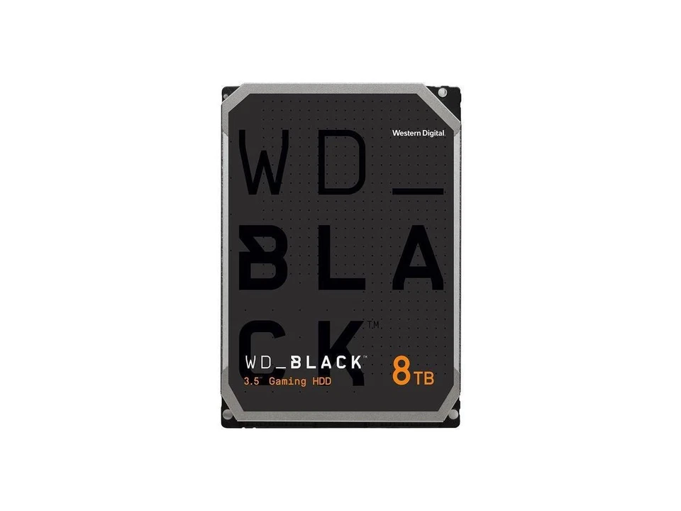 WD Black WD8002FZBX 8TB 7200 RPM 256MB Cache SATA 6.0Gb/s 3.5" Hard Drives - Image 1 of 3