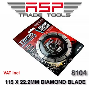 115mm 4.5" Diamond Angle Grinder Grinding Stone Brick Concrete Cutting Disc - Picture 1 of 3