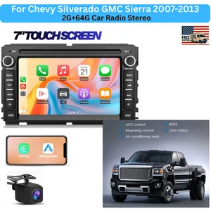 2G+64G Car Radio for Chevy Silverado GMC Sierra 2007-2013 – Android 13, GPS - Picture 1 of 8
