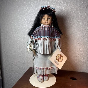 1994 Sandy Dolls Traditions Native American Wishram Princess Gentle Dove Wedding - Picture 1 of 16