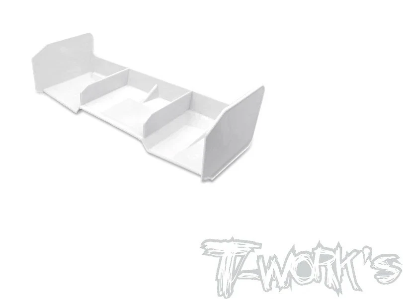 TO-350-BW T-Works Alettone "SPRINT" Alta Portanza per 1:8 Buggy - Bianco - Immagine 1 di 2