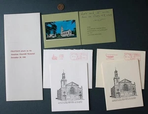 1967 Fulton Missouri Winston Churchill Museum & Library 7 piece donation set --- - Picture 1 of 1