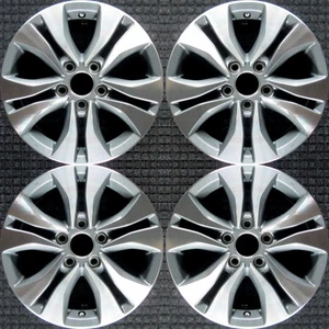 Honda ACCORD Machined w/ Sparkle Charcoal 16" OEM Wheel Set 2013 to 2015 - Picture 1 of 1