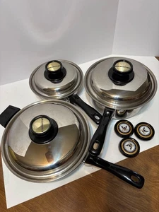 6 Stück Kitchencraft Kochgeschirr 10" Pfanne, 1 QT Pfanne, 3 QT Pfanne Wasserlos Kochgeschirr - Bild 1 von 8