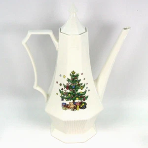 Nikko Happy Holidays Kaffee/Teekanne Karaffe Weihnachtsbaum - Bild 1 von 10