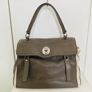 Yves Saint Laurent YSL Muse due borse pelle grigia borsa vintage da collezione - Foto 1 di 14