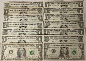 $1 Dollar Bills- Birthday/Anniversary Notes, See Picture For Available Years*** - Picture 1 of 5