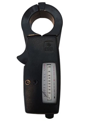 Medidor de braçadeira GE Snapper 942D amplificadores CA, volts CA, Ohms 1000 amperes máx. com estojo. - Imagem 1 de 4