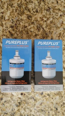 PUREPLUS Refrigerator Water Filter Replacement for DA29-00003G, 2 Pack - Image 1 of 4