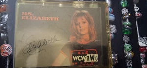 1999 Topps WCW NWO Ms. Elizabeth Authentic Signature On Card Auto Autograph RARE - Picture 1 of 2