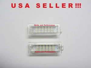 2X White LED Courtesy Door Light Lamp for BMW E81 E87 E60 E90 E91 E92 NO ERROR - Picture 1 of 3