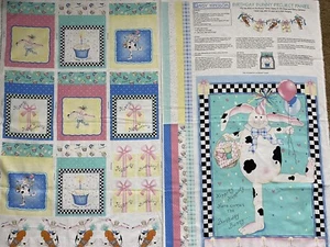 Bolsas de regalo de cumpleaños conejito Daisy Kingdom juego guirnalda algodón patio - Imagen 1 de 2