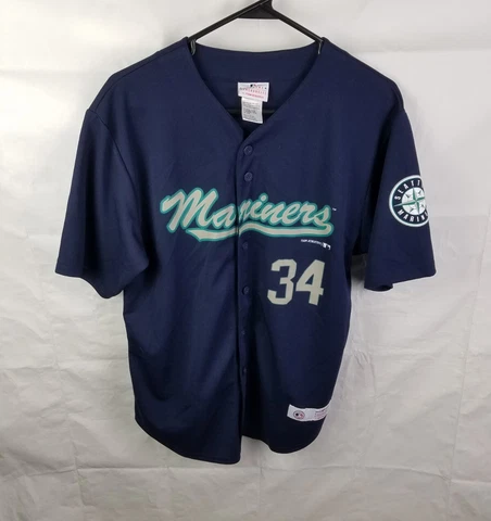 Genuine Merchandise Seattle Mariners Felix Hernandez #34 MLB Jersey Boy XL 16/18 Cover
