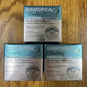 Seratopical Revolution Freedom Day Night Moisturizer 1oz Lot of 3 Factory Sealed - Picture 1 of 2
