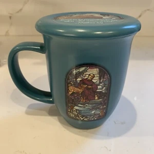 NEW* Blessed Are The Peacemakers, Matthew 5:9  Ceramic Mug w/ Coaster/Lid - Picture 1 of 10