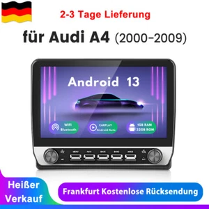 Android 13 Autoradio Carplay Für Audi A4 S4 RS4 2000-09 GPS Nav WIFI BT FM SWC - Bild 1 von 18