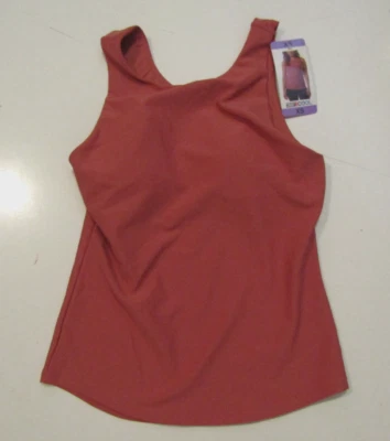 Camiseta sin mangas 32 DEGREES rosa pizarra sujetador con estante incorporado camisa sin mangas talla M para mujer Foto 1 de 3